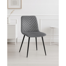 М’ягке крісло для вітальні  Kontrast Velvet Nova Gray