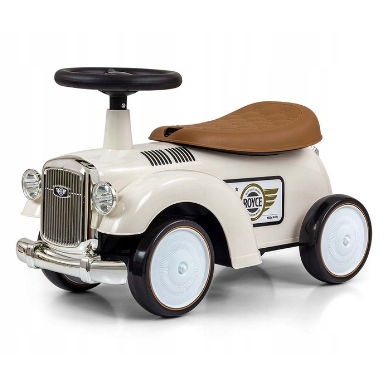 Вінтажний ретро автомобіль Milly Mally Royce White Pushchair Retro Car Classic Car