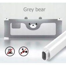 Захисний бар“єр, огорожа, бортик для ліжка Bear 200 см сірий