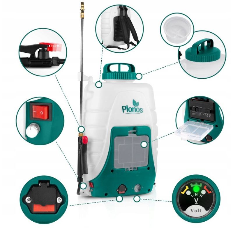 Обприскувач акумуляторний Plonos PL-601 18л