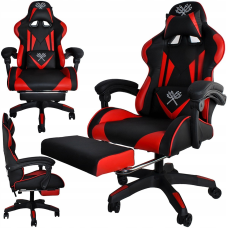 Геймерське крісло ігрове комп“ютерне Dunmoon 8979 Black/Red