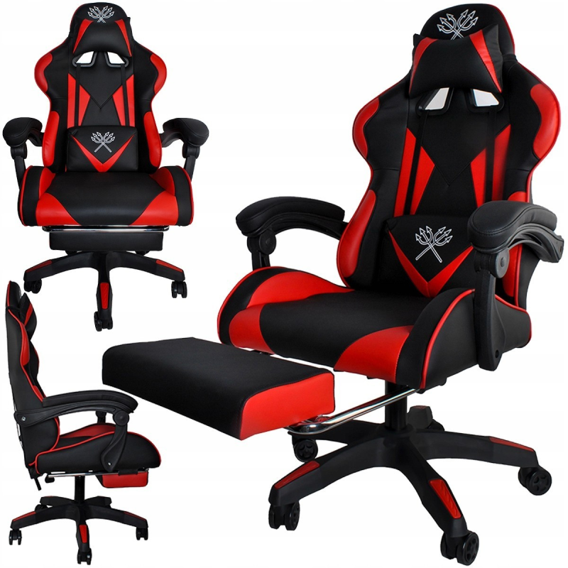 Геймерське крісло ігрове комп“ютерне Dunmoon 8979 Black/Red
