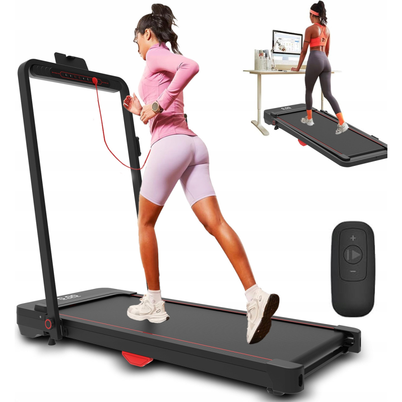 Домашня електрична бігова доріжка ATHLETIC Treadmill Premium 1-12 км/ч 120кг