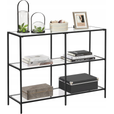 Консольний столик, консоль для вітальні Songmics VASAGLE GLAMOUR 100x73x30 Black