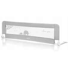 Захисний бар“єр, огорожа, бортик для ліжка Moby-System BED RAIL GREY 154 x 42 см