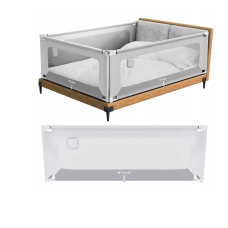 Захисне поруччя для ліжка TULANO Cover 40 200 см х 70  white-gray