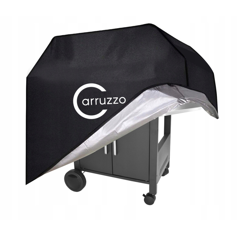 Водонепроникний чохол для гриля XXL Carruzzo 145x118x60 см чорний