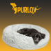 Лежак для собак і котів Purlov 22759 60см x 60см сірий