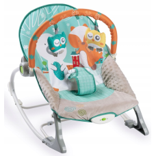 Колиска-гойдалка з вібрацією дитячий шезлонг Ricokids 7309