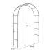 Садова альтанка арка для троянд квітів пергола 240 см GardenLine + анкери