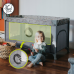 Манеж Lionelo Stefi CONCRETE MULTICOLOR Транспортна сумка в комплекті!