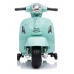 Дитячий електричний скутер Bobo-San Vespa H1 аккумуляторный з світловими та звуковими ефектами м“ятний