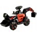 Дитячий екскаватор трактор AM Protect Baby TRAK-SX-4 аккумуляторный з світловими та звуковими ефектами червоний