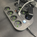 Розетка подовжувач переноска мережева 8 розеток + 3 входи USB , Type-C Izoxis 24460 чорний