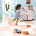 Великий розвивальний килимок-пазл 120 х 120 см Ricokids біло-рожевий
