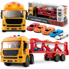 Набір вантажівка лавета TIR + 5 автомобілів Ricokids RK-760