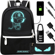 СВЕТООТРАЖАЮЩИЙ РЮКЗАК USB Kruzzel
