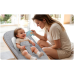 Колиска-гойдалка дитячий шезлонг з іграшками Nukido Baby Bouncer NK-53 сірий