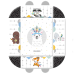 Килимок інтерактивний розвивальний 110 х 100 см Boho Ricokids
