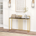 Консольний столик, консоль для вітальні Costway 120x89x32 Gold