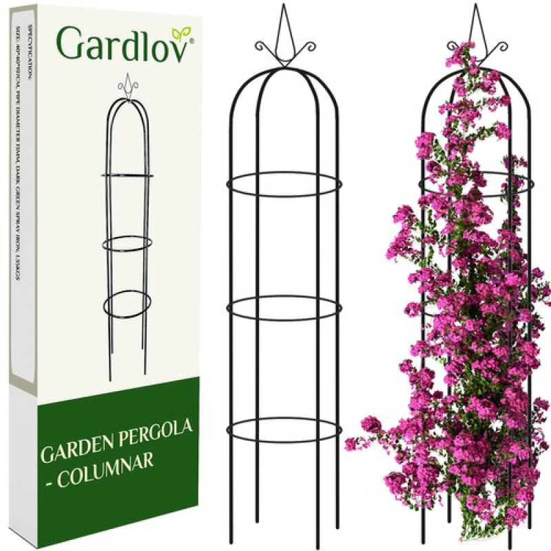 Садова колона опора для троянд квітів пергола 197 см Gardlov + анкери
