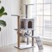Котячий будиночок дерев“яний Кігтеточка, дряпка для кішок LANDGRAF 125 см