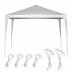 Садовий павільйон тент бесідка 3 х 3 х 2,55 м білий