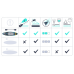 Надувна дошка SUP для серфінга Aquasurf 320 x 84 x 15 см Neo-Sport 170207