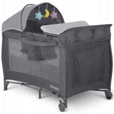 Манеж Ricokids RK-242 сірий 125 х 65 х 78 см Транспортна сумка в комплекті!