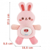 Інтерактивна іграшка для немовлят зі світлом та звуком для сну Woopie Baby Bunny Pink