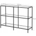 Консольний столик, консоль для вітальні Songmics VASAGLE GLAMOUR 100x73x30 Black