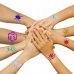Набір для татуювання з блискітками та трафаретами GLITTER TATTOOS