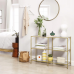 Консольний столик, консоль для вітальні Songmics VASAGLE GLAMOUR 100x73x30 Gold