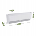 Захисне поруччя для ліжка TULANO Cover 40 200 см х 70  white-gray