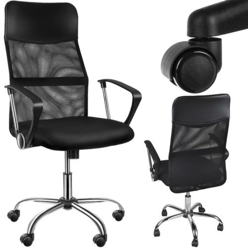 Офісне крісло Mesh Malatec 23236 чорне