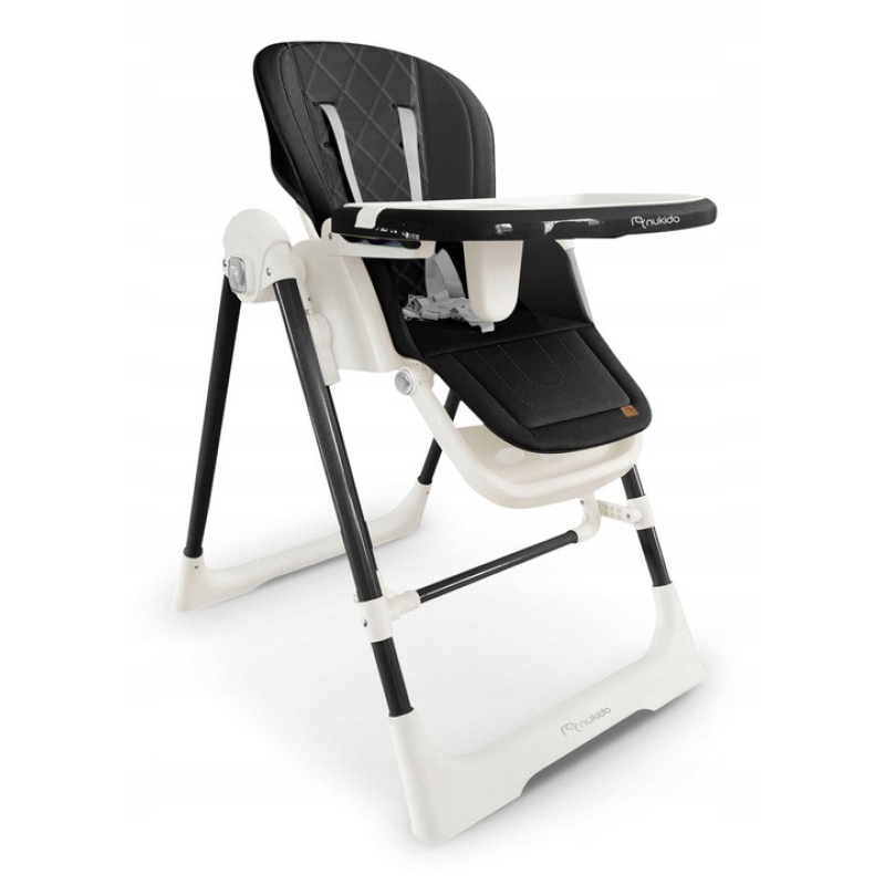 Стільчик для годування-качеля 3в1 Nukido Elite Black Польща